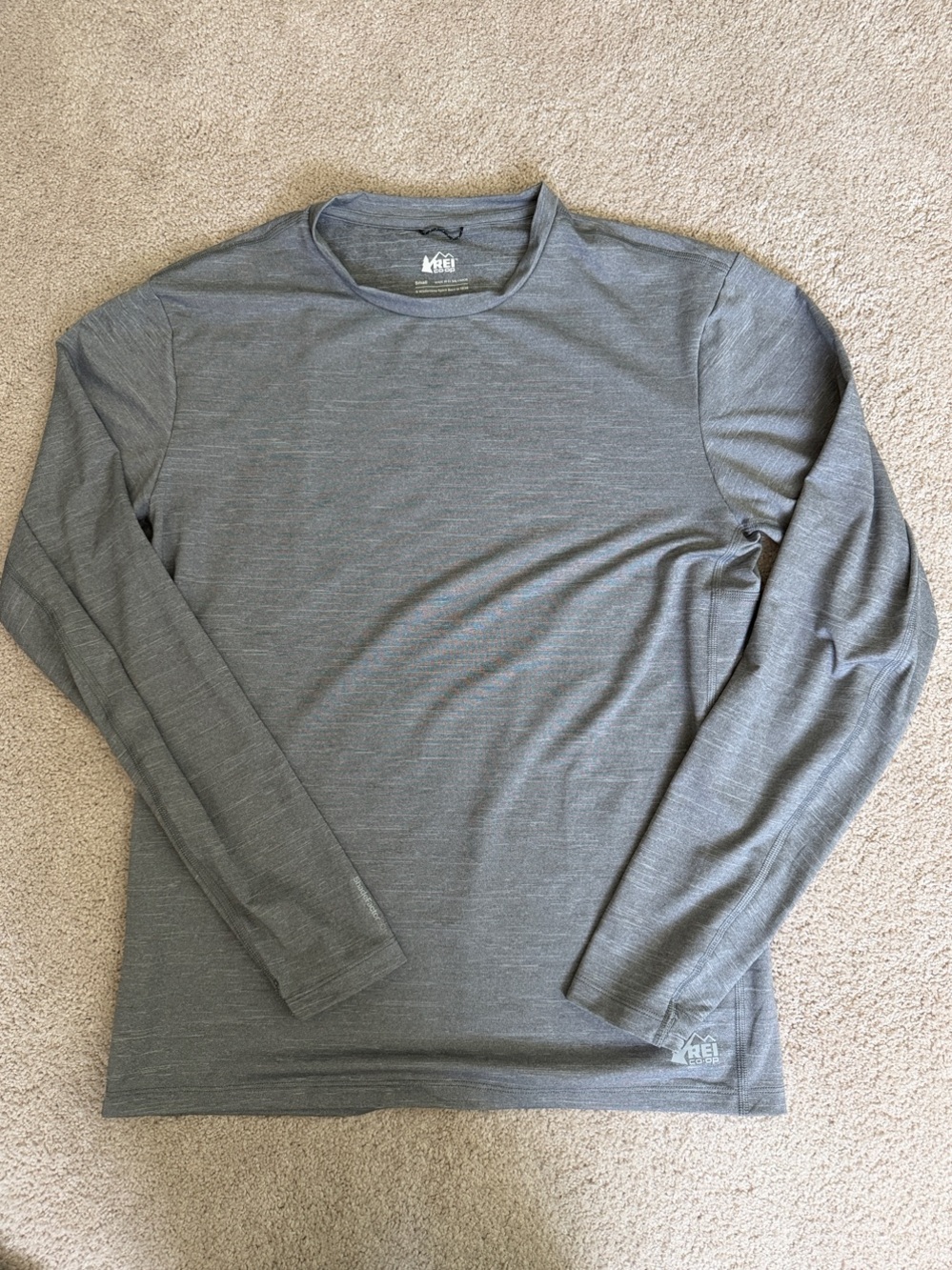 REI ShadeFactor50 + Men's Long-Sleeve in Heather Gray